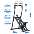 Stair Stepper with Handlebar,330LBS Capacity