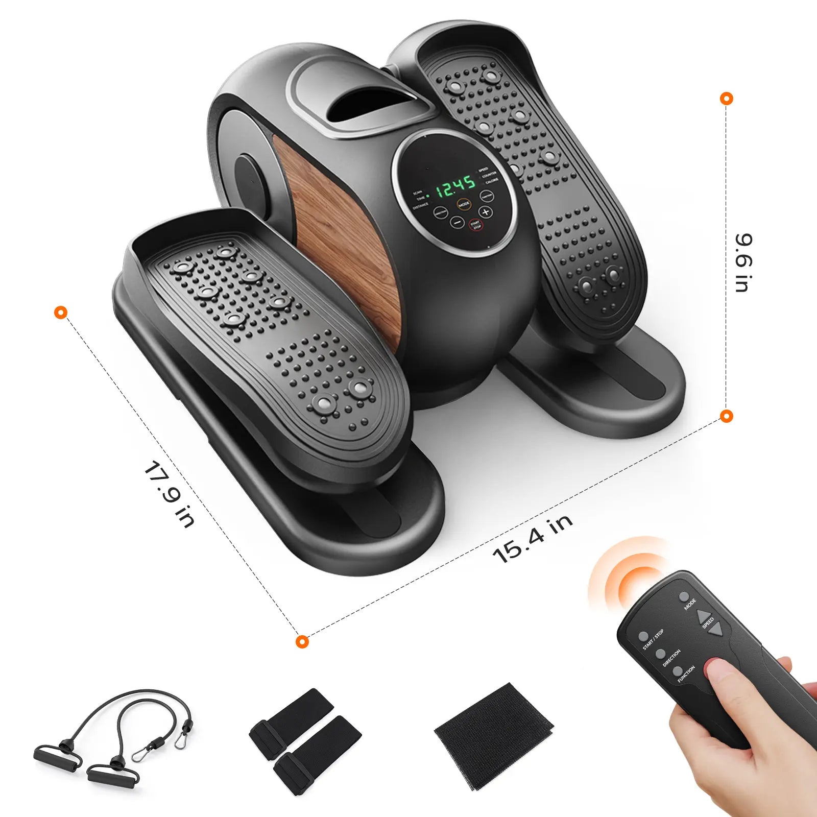 Under Desk Elliptical Machine with Remote Control